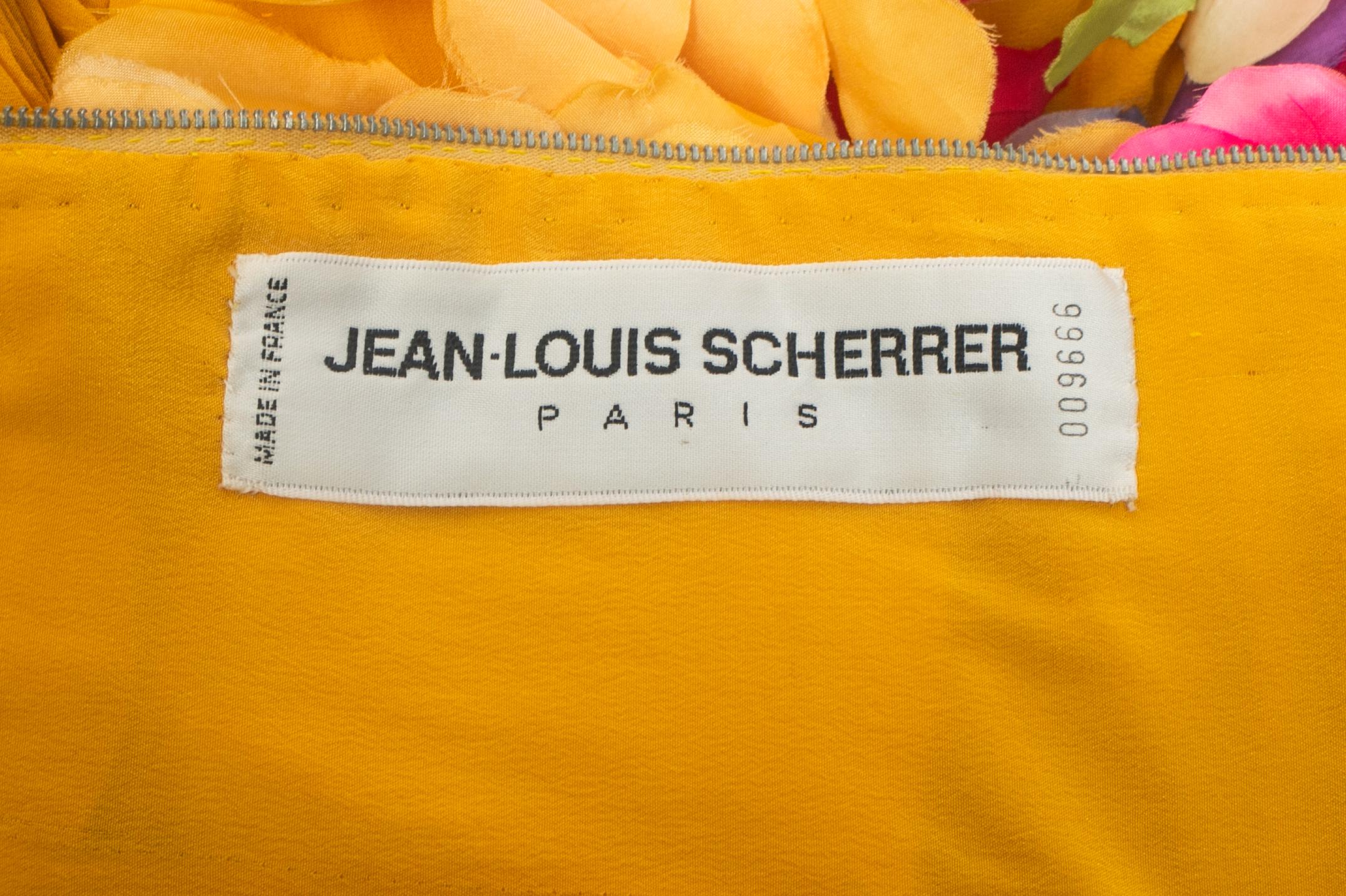 JEAN LOUIS COUTURE robe à fleurs Haute Couture en vente 6