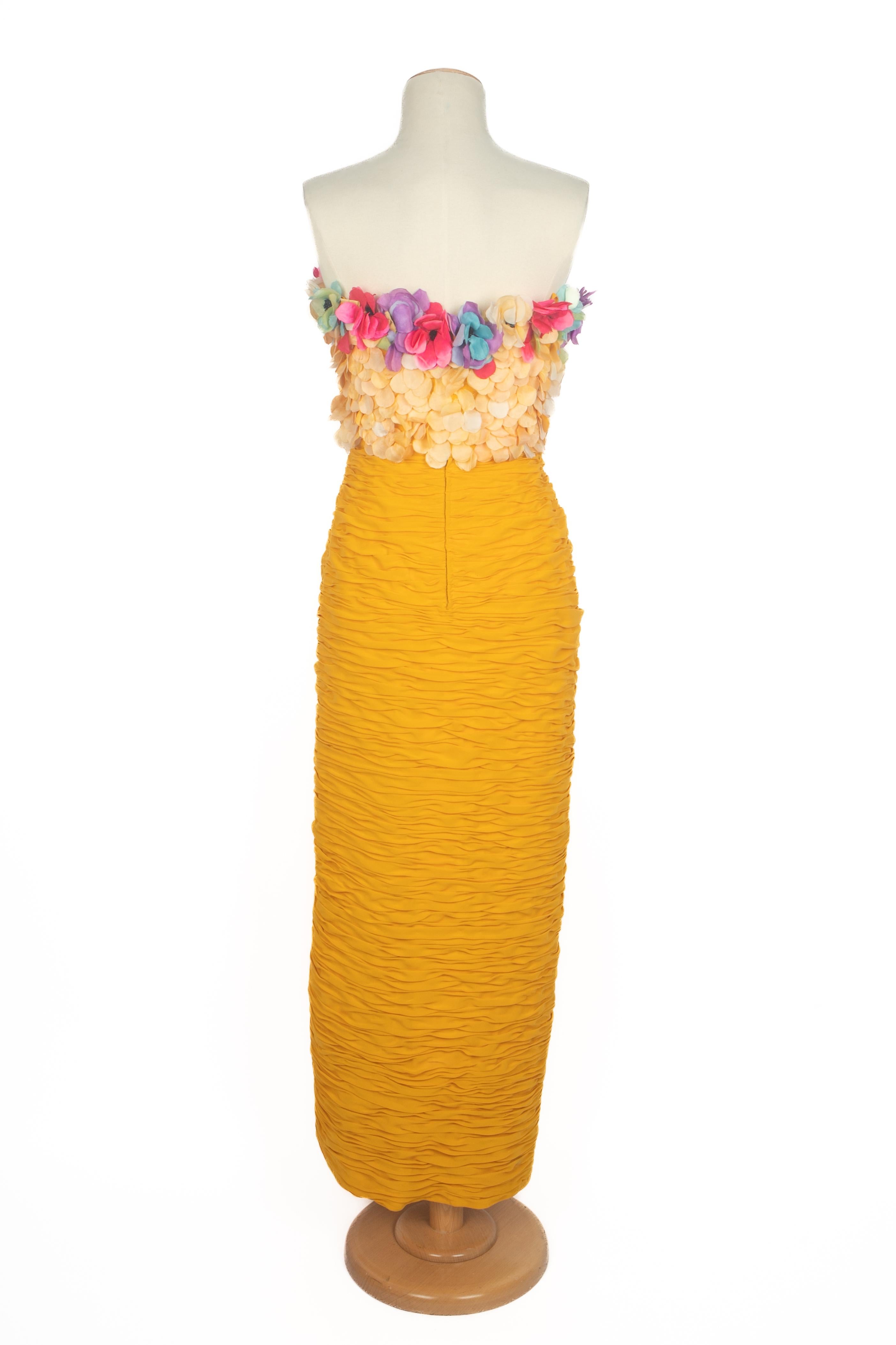 JEAN LOUIS COUTURE robe à fleurs Haute Couture Pour femmes en vente