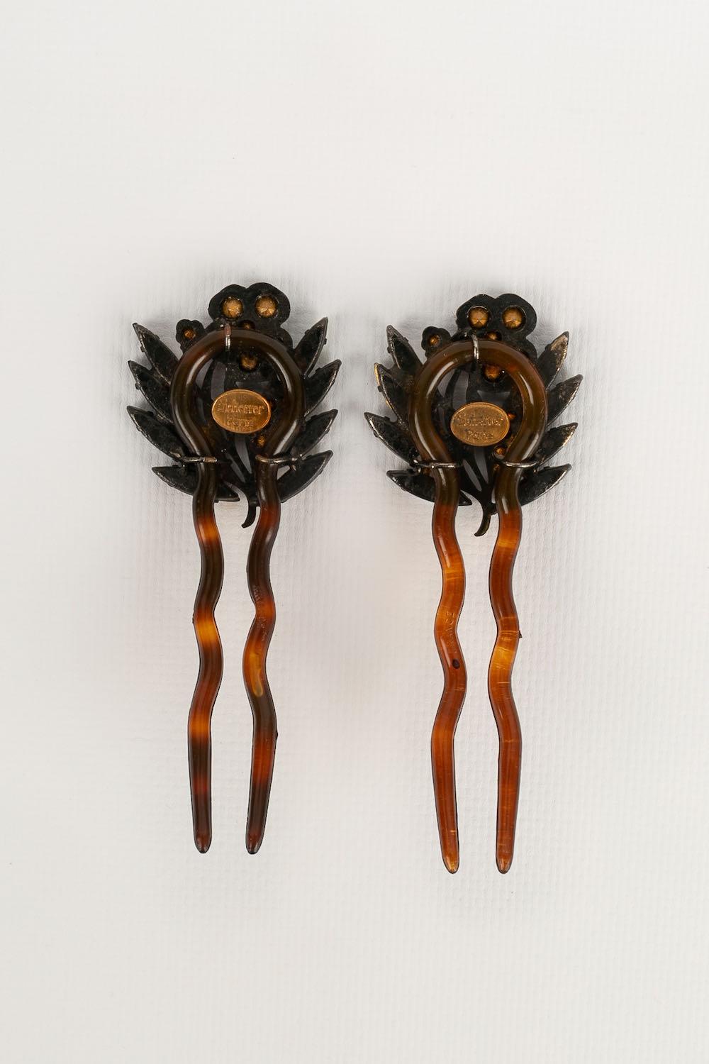Black Jean-Louis Scherrer Hair jewelry For Sale