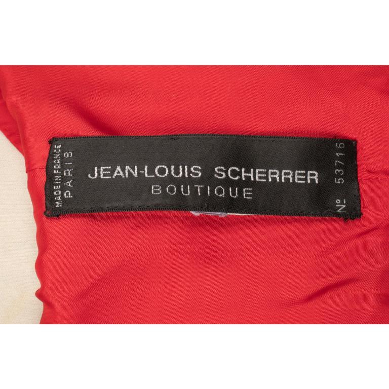 Jean-Louis Scherrer Long Red Dress For Sale 7