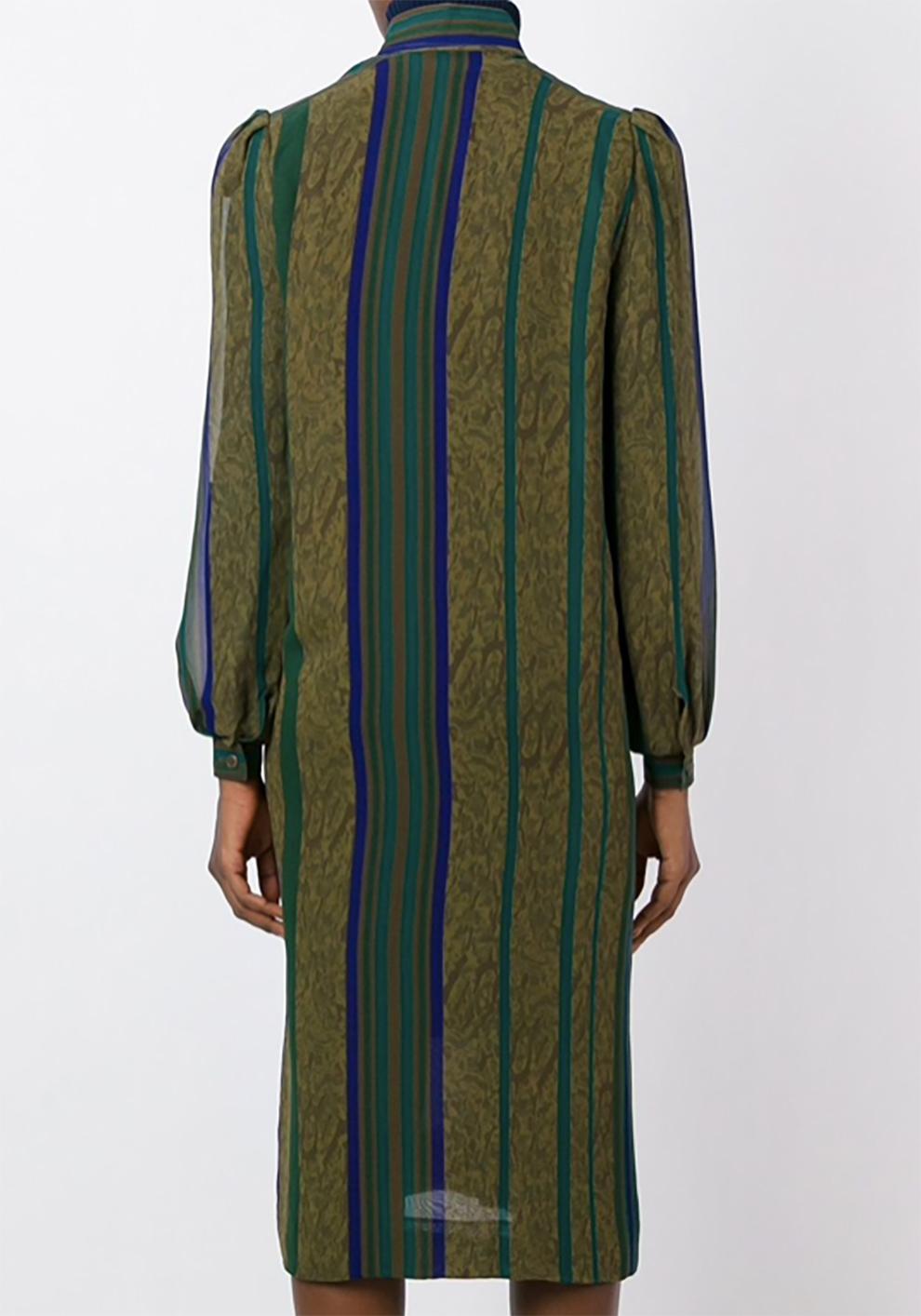 Black Jean Louis Scherrer Multicolour Silk Dress