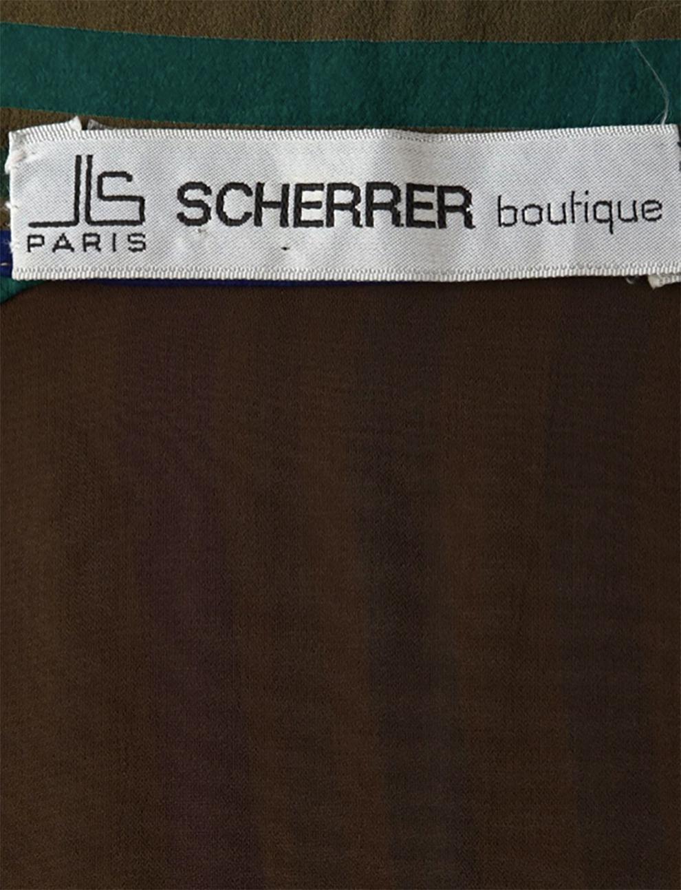 Women's Jean Louis Scherrer Multicolour Silk Dress
