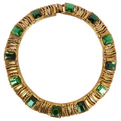 Collar corto Jean Louis Scherrer de metal dorado