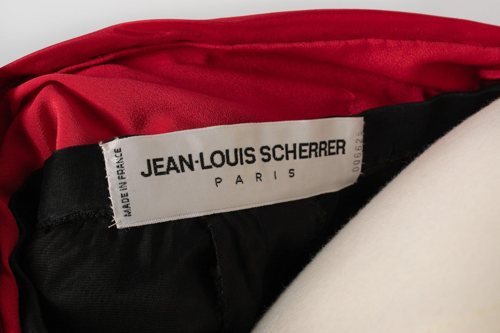 JEAN LOUIS COUTURE Jupe longue en soie, dentelle et taffetas Haute Couture en vente 1