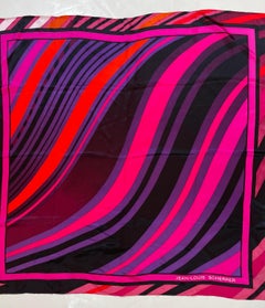 Jean-Louis Scherrer Paris Silk Scarf Vintage 1980s