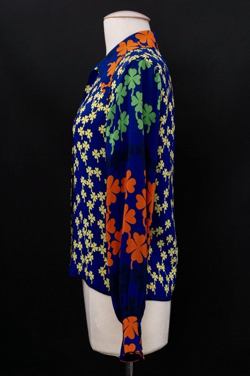 Jean-Louis Scherrer Three-Piece Set with Floral Pattern For Sale 6