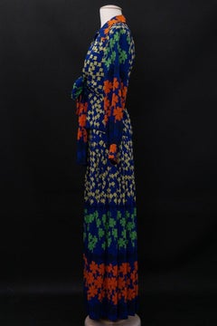 Jean-Louis Scherrer Three-Piece Set with Floral Pattern