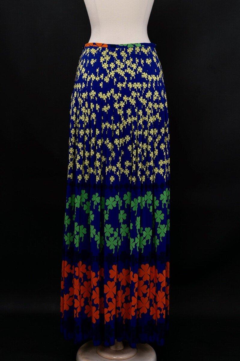 Jean-Louis Scherrer Three-Piece Set with Floral Pattern For Sale 3