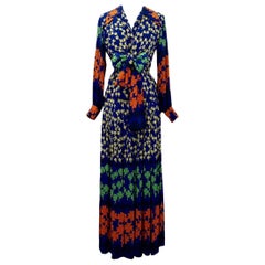 Conjunto de tres piezas Jean-Louis Scherrer con estampado floral