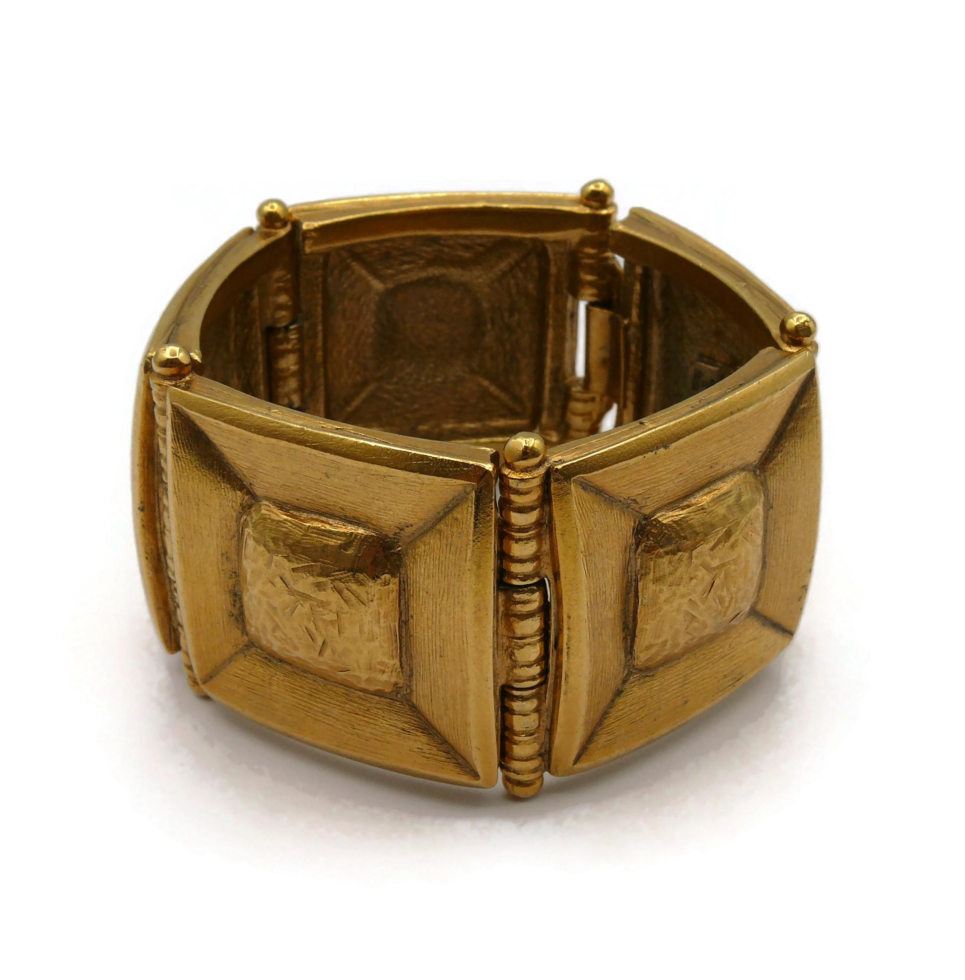 Women's JEAN LOUIS SCHERRER Vintage Gold Tone Bracelet For Sale