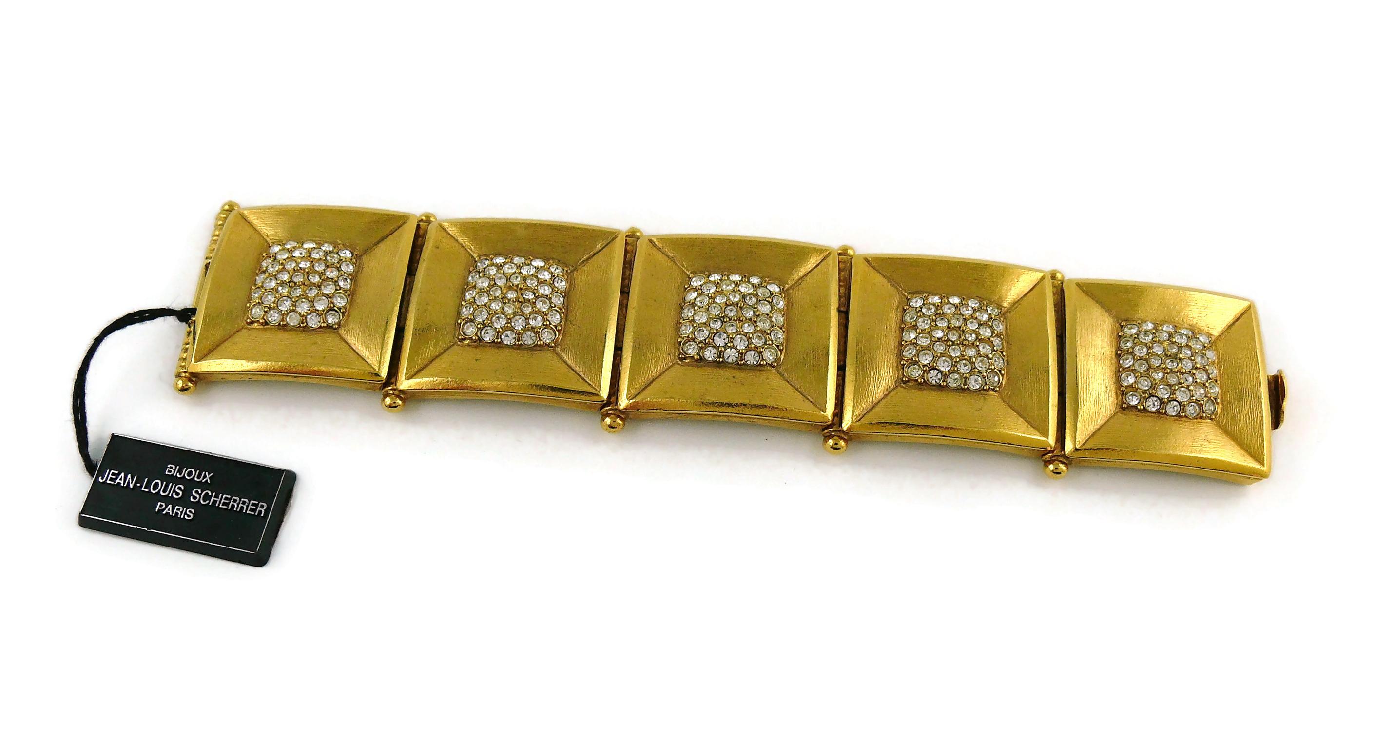 Jean-Louis Scherrer Bracelet vintage à bijoux en or - En vente sur 1stDibs