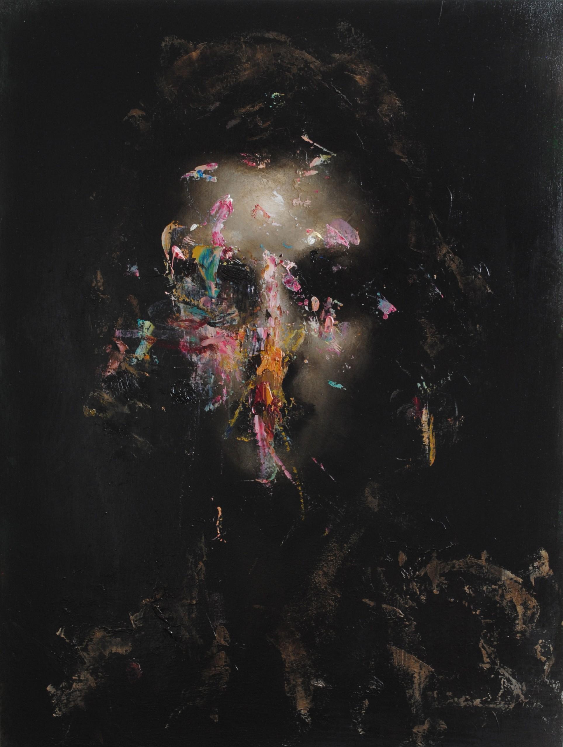Jean-Luc Almond Portrait Painting - Glare