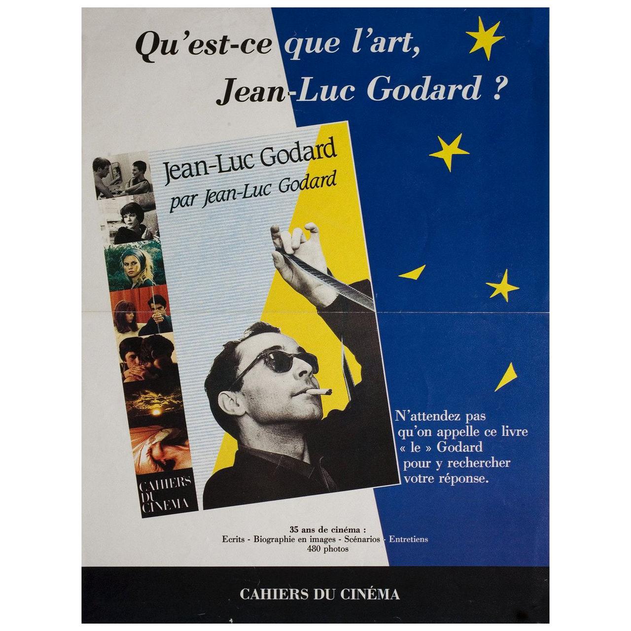 "Jean-Luc Godard Par Jean-Luc Godard" 1980s French A3 Poster