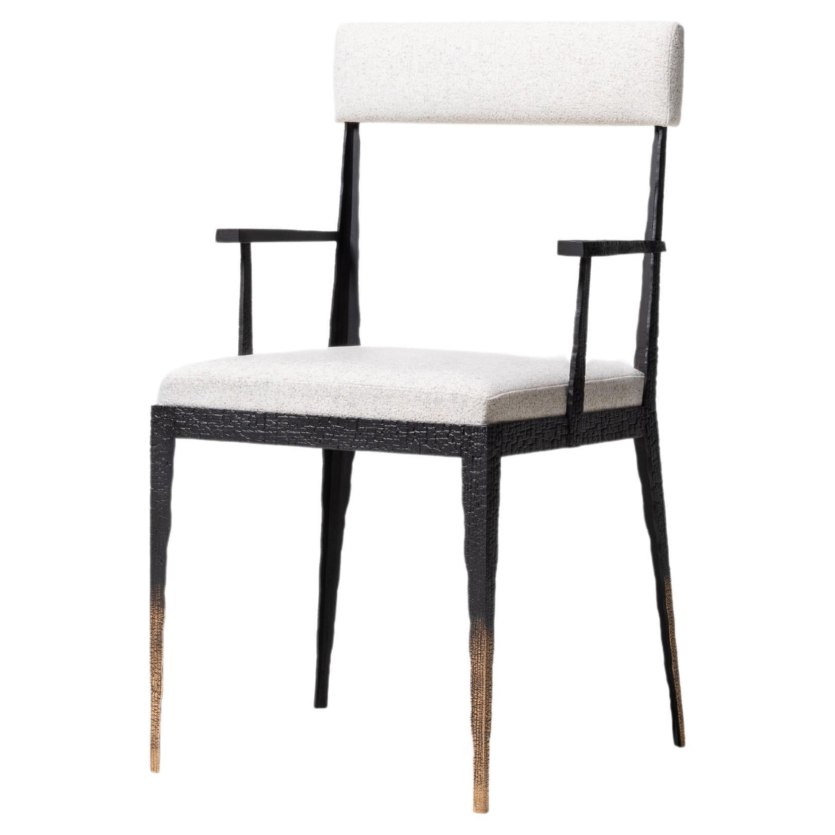 Jean-Luc Le Mounier, Empreinte, Contemporary Dining Armchair, France, 2023 For Sale