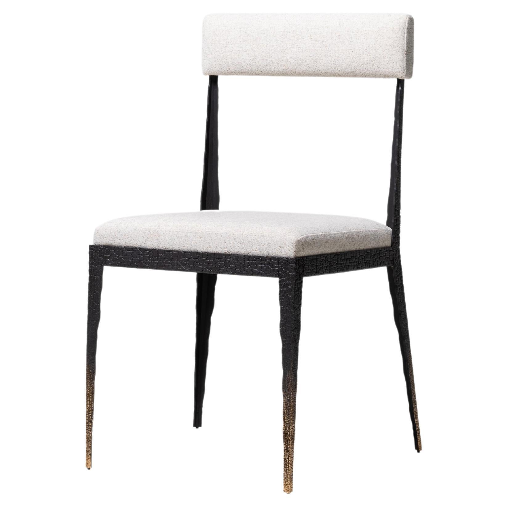 Jean-Luc Le Mounier, Empreinte, chaise de salle à manger contemporaine, France, 2023. en vente