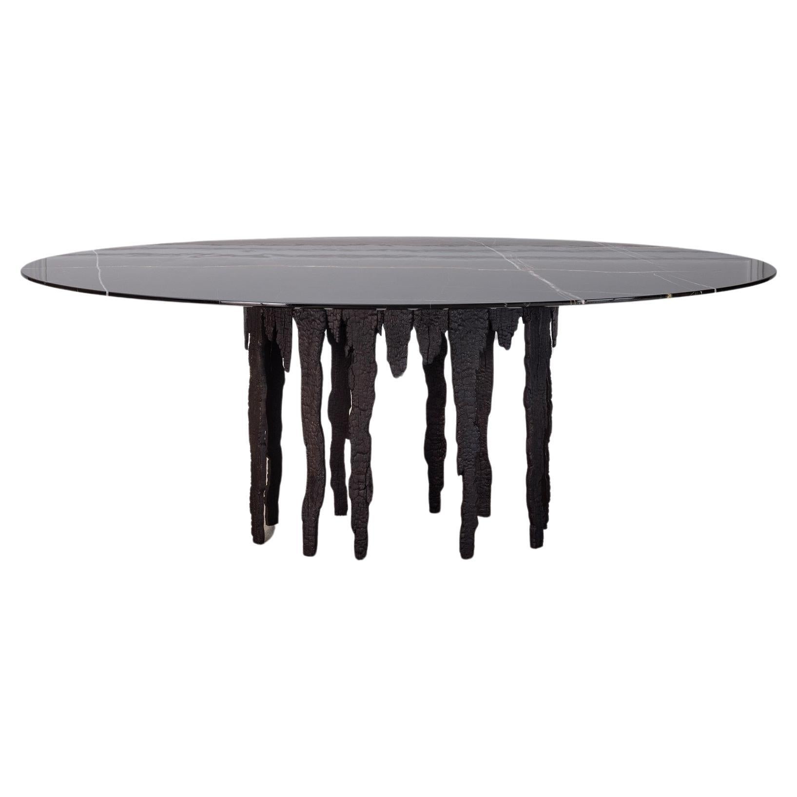 Jean-Luc Le Mounier, Empreinte, Table à manger contemporaine, France, 2023