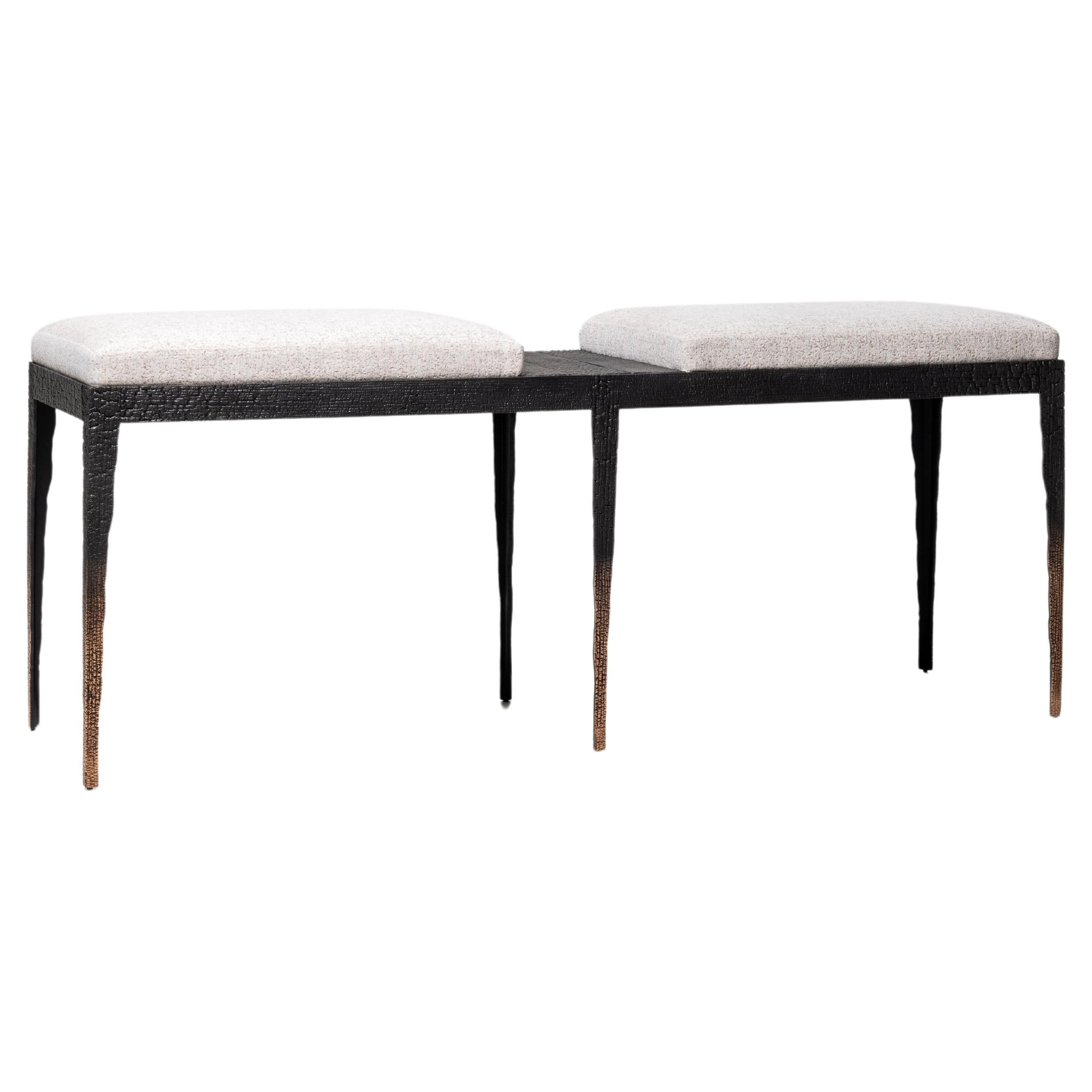 Jean-Luc Le Mounier, Empreinte, Contemporary Six-legged Bench, Frankreich, 2023 im Angebot