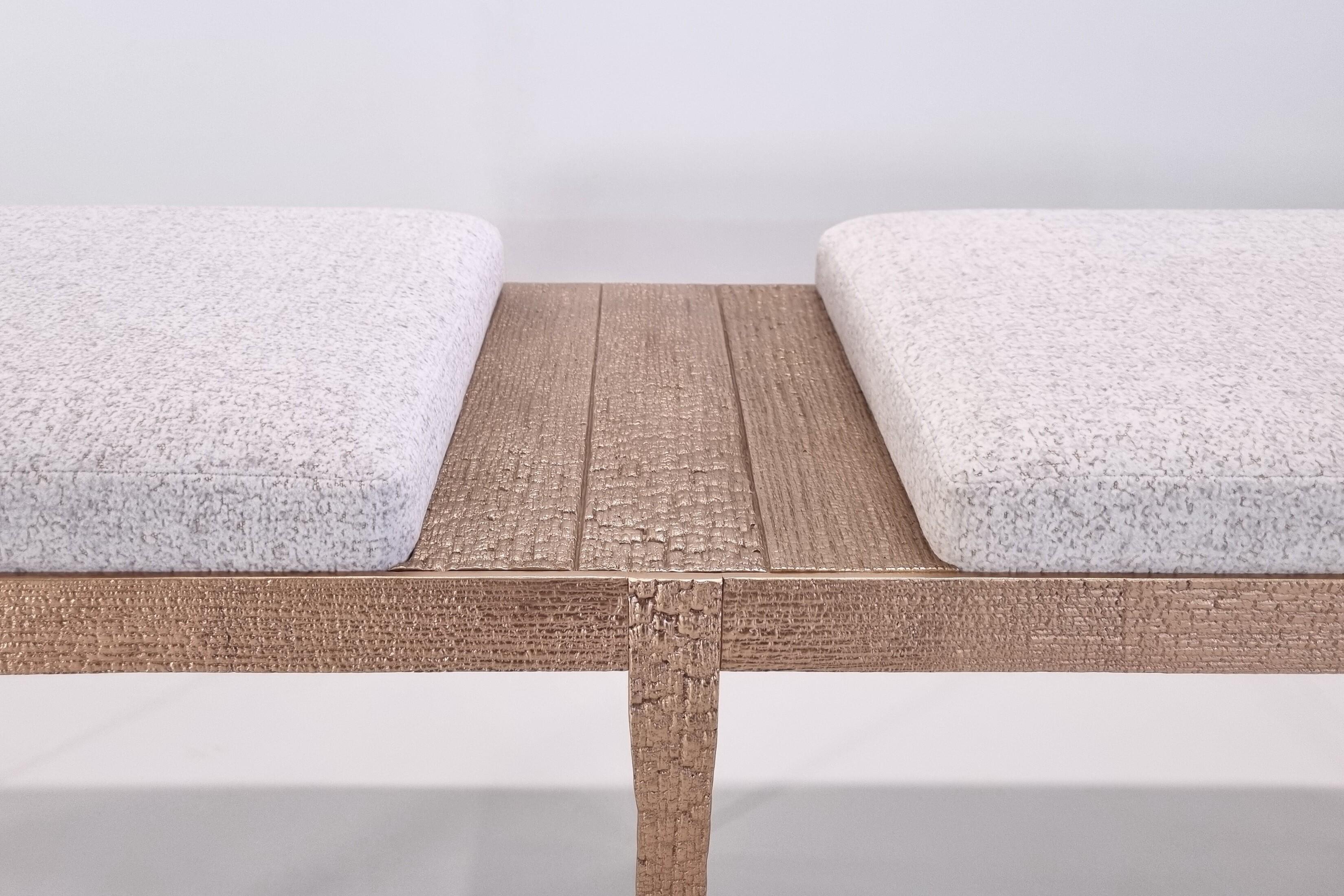 Jean-Luc Le Mounier, Empreinte Double, Rosa, Banco contemporáneo, Francia, 2023 Francés en venta