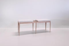 Jean-Luc Le Mounier, Empreinte Double, Rose, Contemporary Bench, France, 2023