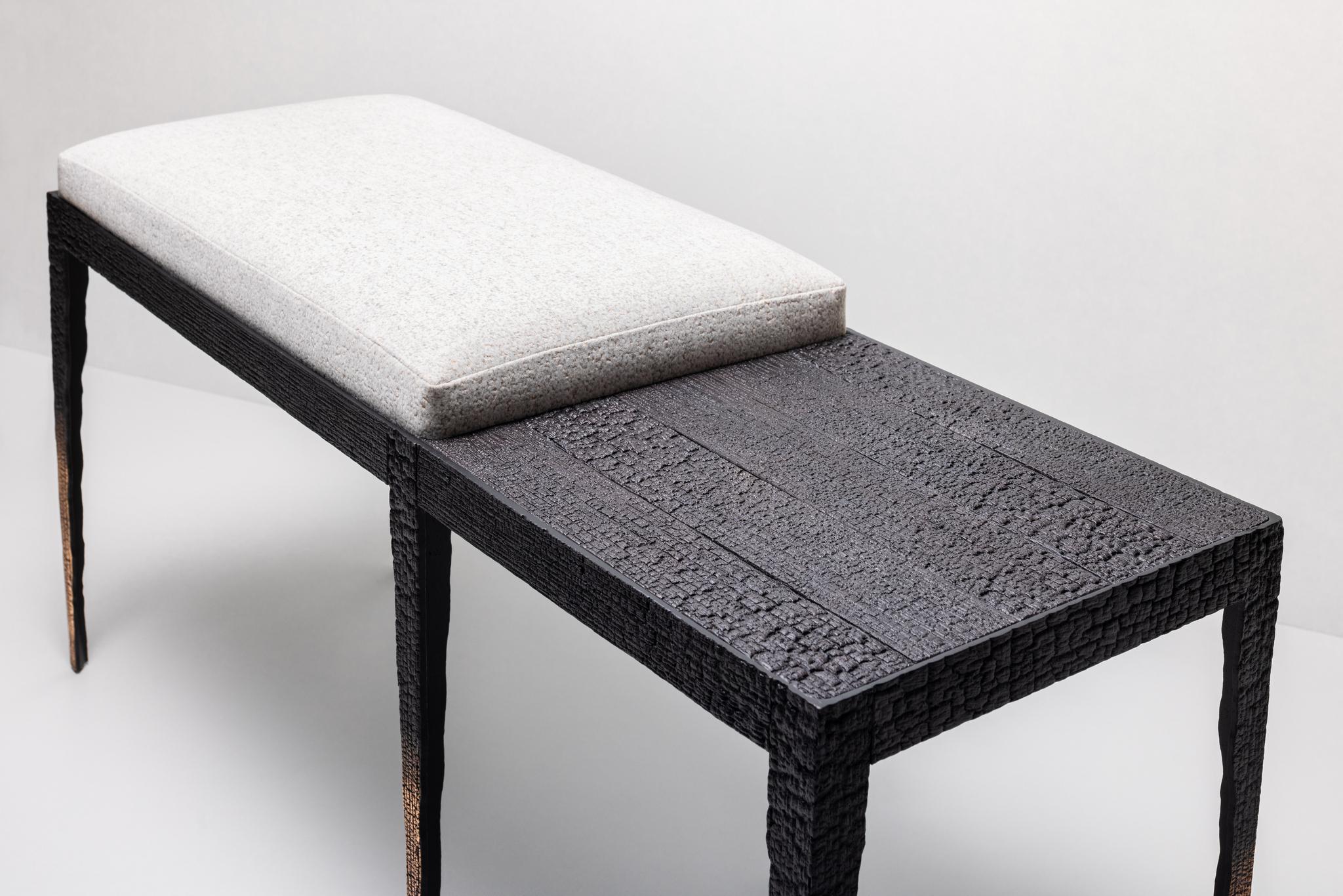 Jean-Luc Le Mounier, Empreinte Simple, Contemporary Bench, Frankreich, 2024 (Französisch) im Angebot