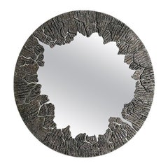 Jean-Luc Le Mounier, Hamada, specchio rotondo contemporaneo, Francia, 2021