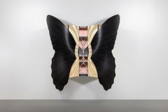 Jean-Luc Le Mounier, Papillon grande, ali nere, mobile a due ante, Francia, 2021