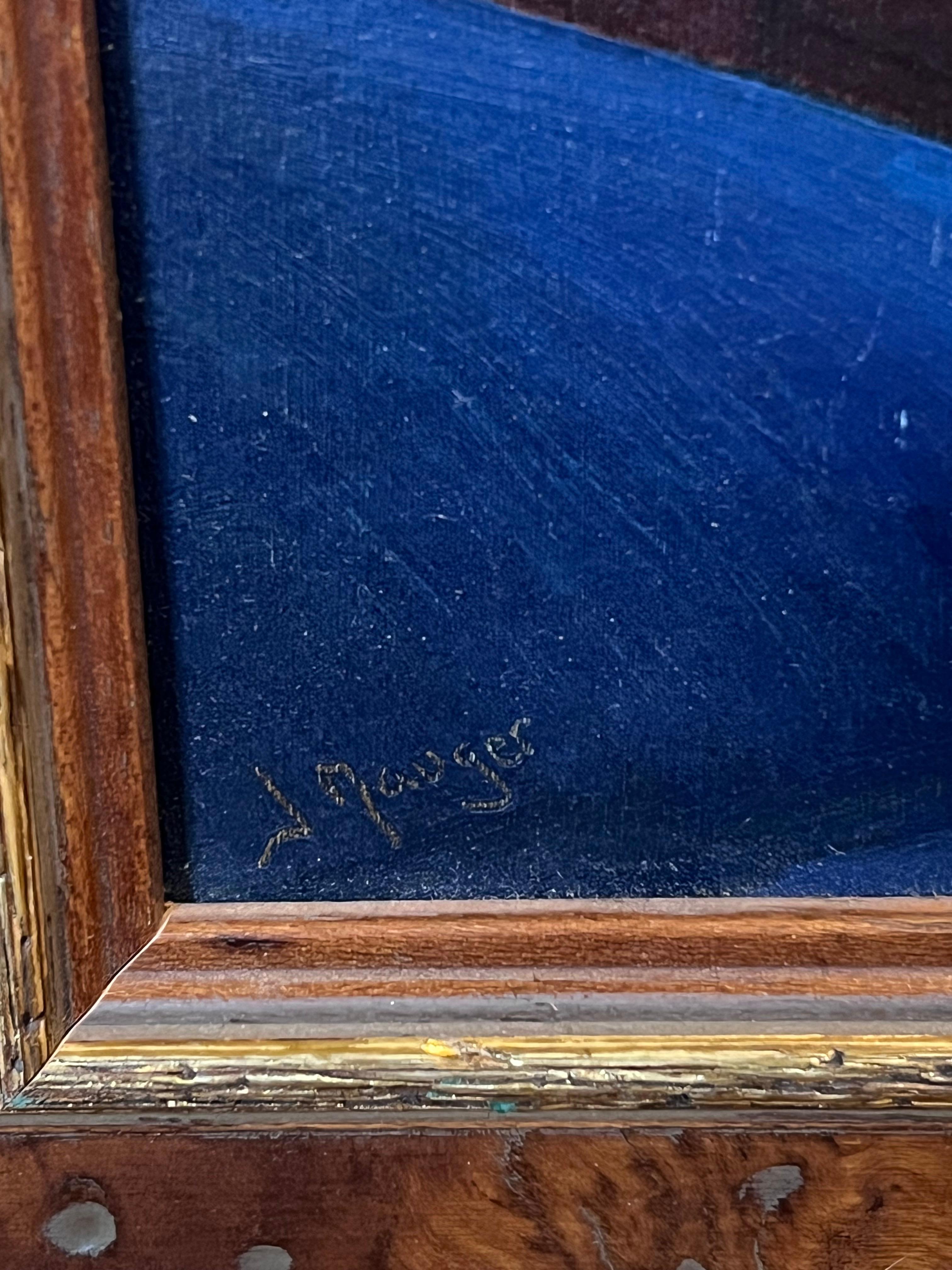 Jean - Luc Mauger (1952) 
French School, 20th century
signed oil on board, framed 
framed: 18.5 x 14.5 inches
board: 15 x 12 inches
Provenance: private collection, Paris
Condition: very good condition

For more any more information please do contact