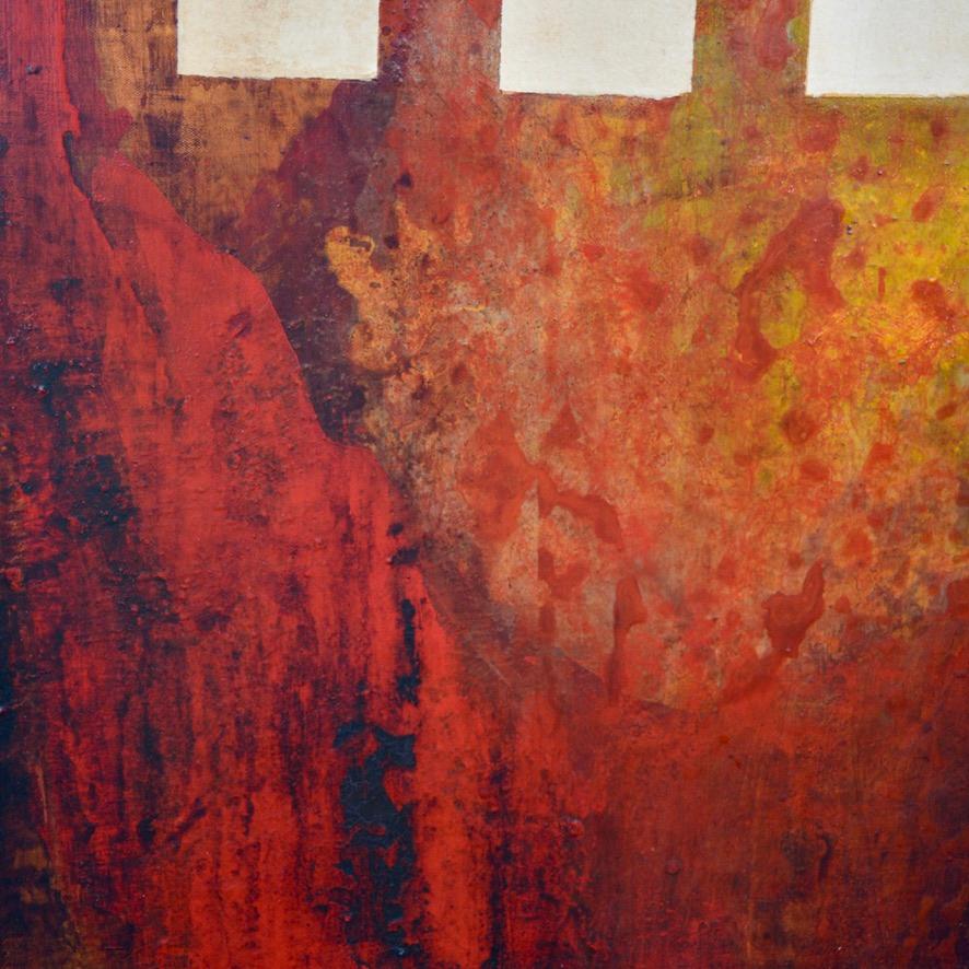 Arte astratta contemporanea francese di J.-L. Veret - Amaro - Painting Astratto di Jean-Luc Veret