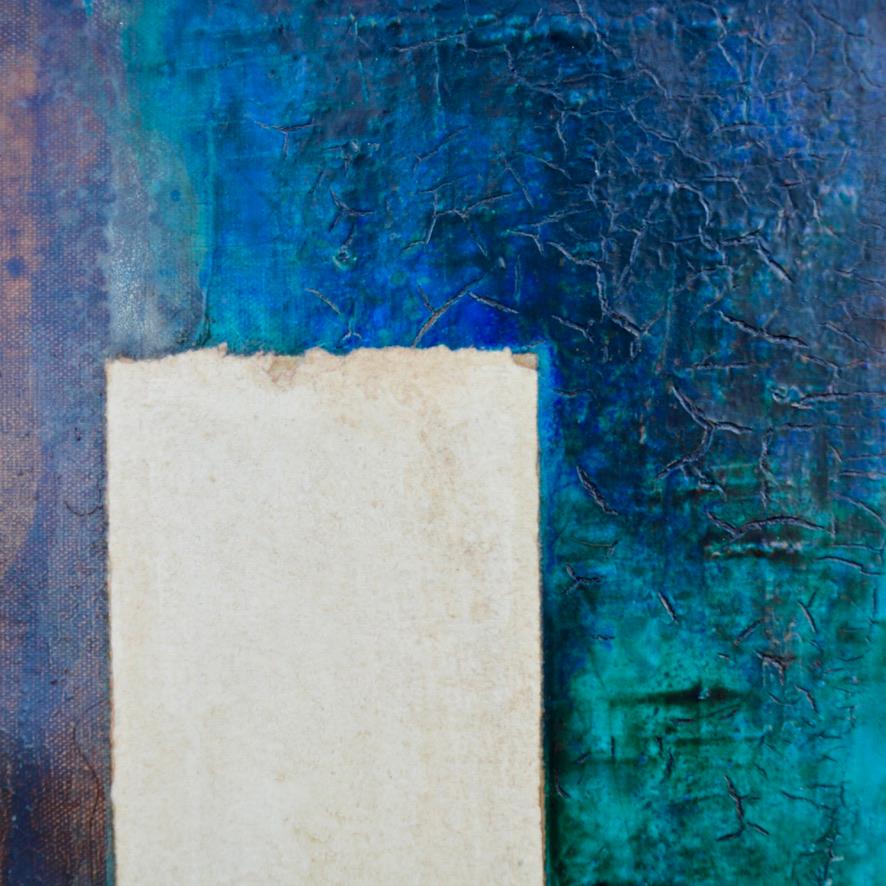 Arte astratta contemporanea francese di J.-L. Veret - Amaro in vendita 1