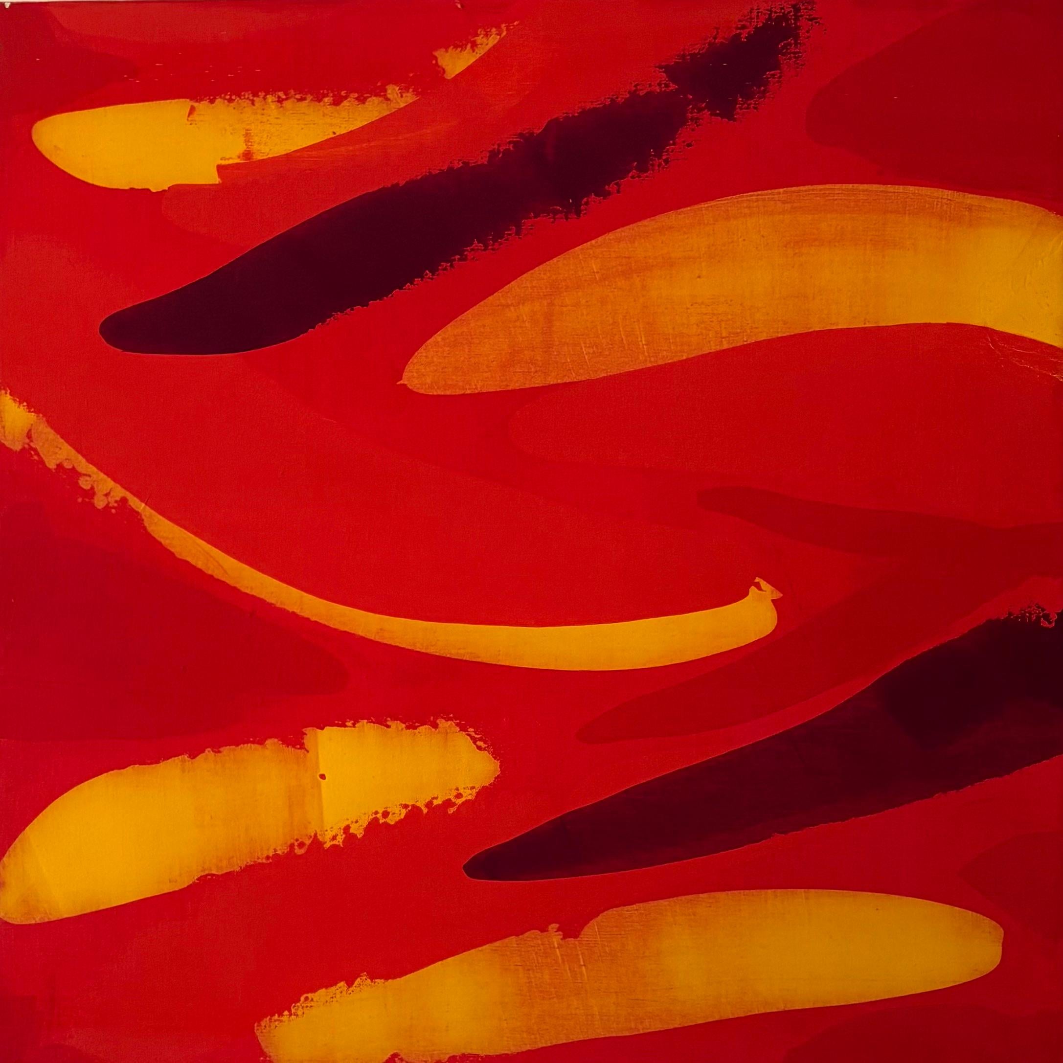 Art abstrait contemporain français de J.L.A. Veret - Attachement