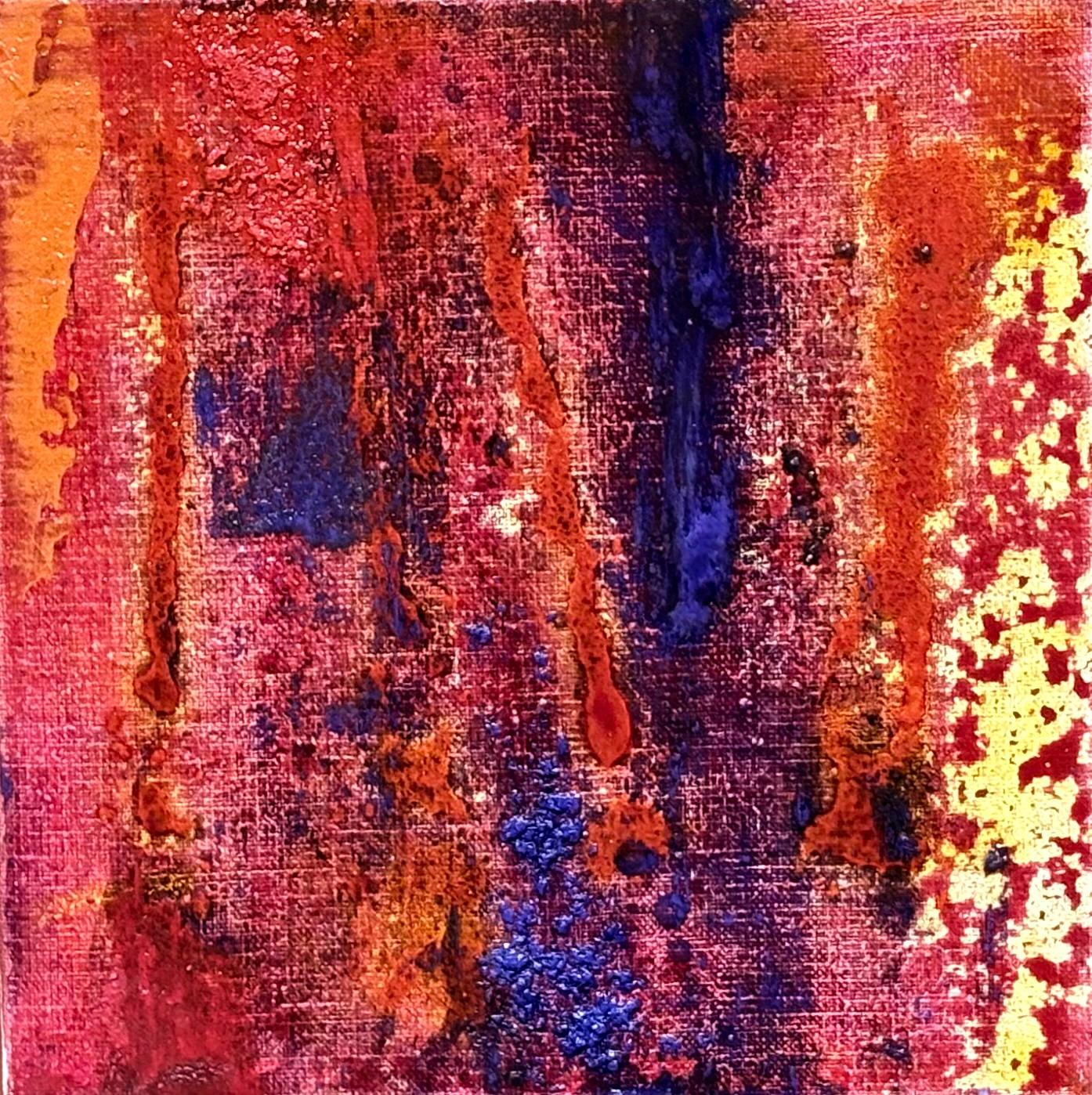 Art abstrait contemporain français de J.L.A. Veret - Brut