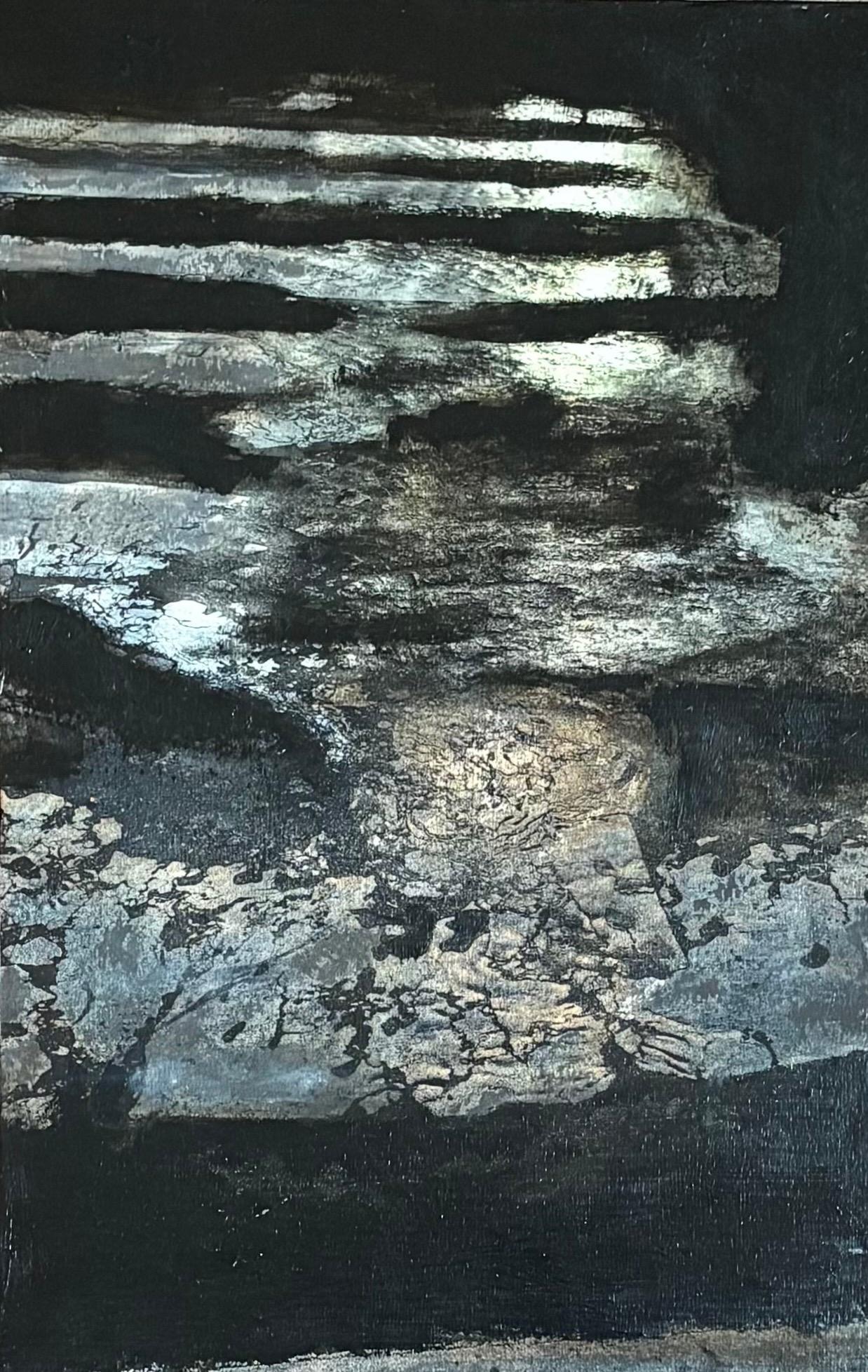 Französische Contemporary Abstract Art von J.-L. Veret - Eclipse