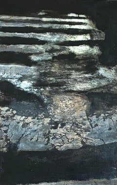 Arte abstracto contemporáneo francés de J.-L. Veret - Eclipse