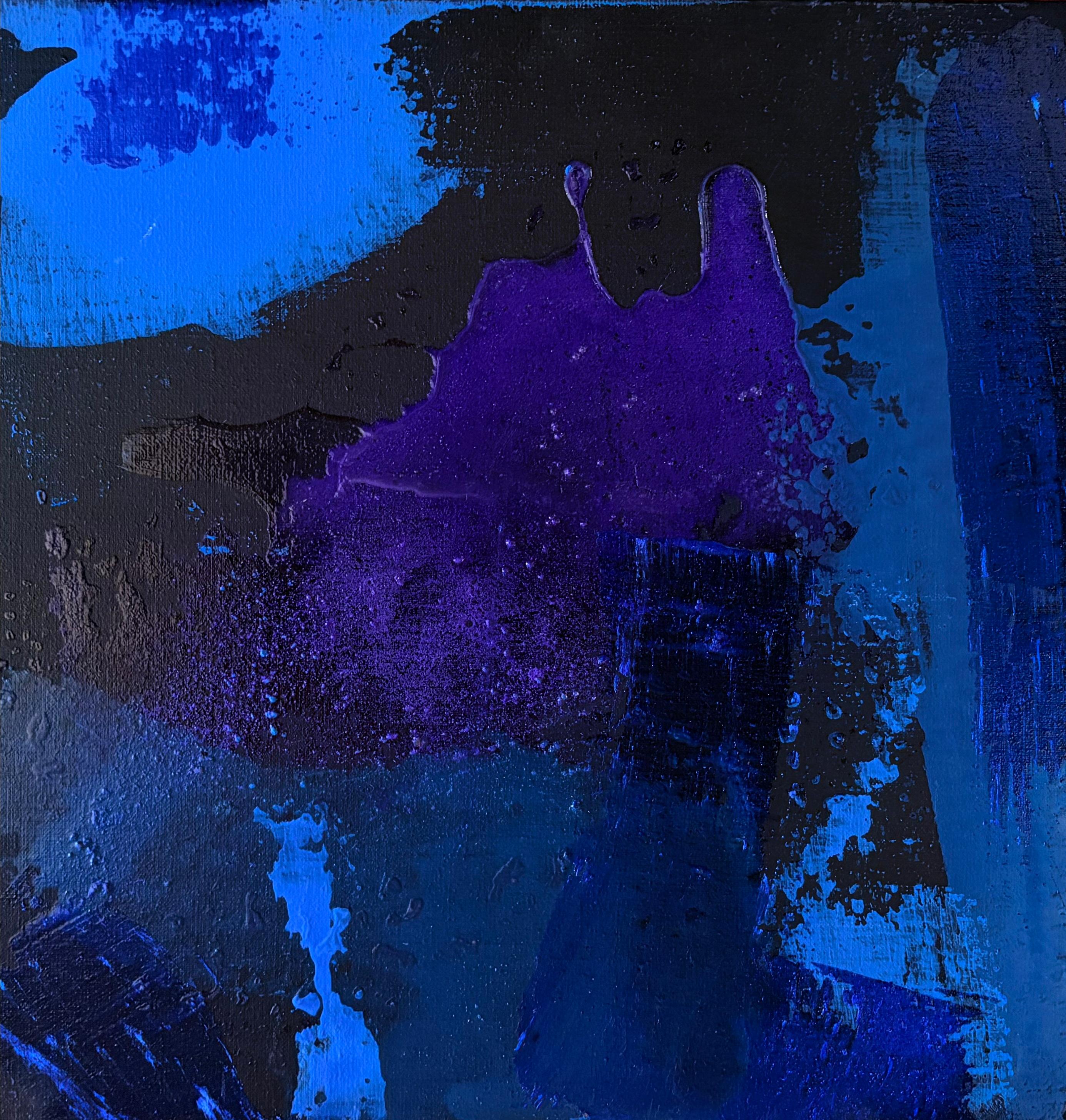 Abstract Painting Jean-Luc Veret - Art abstrait contemporain français de J.L.A. Veret - Filigrane