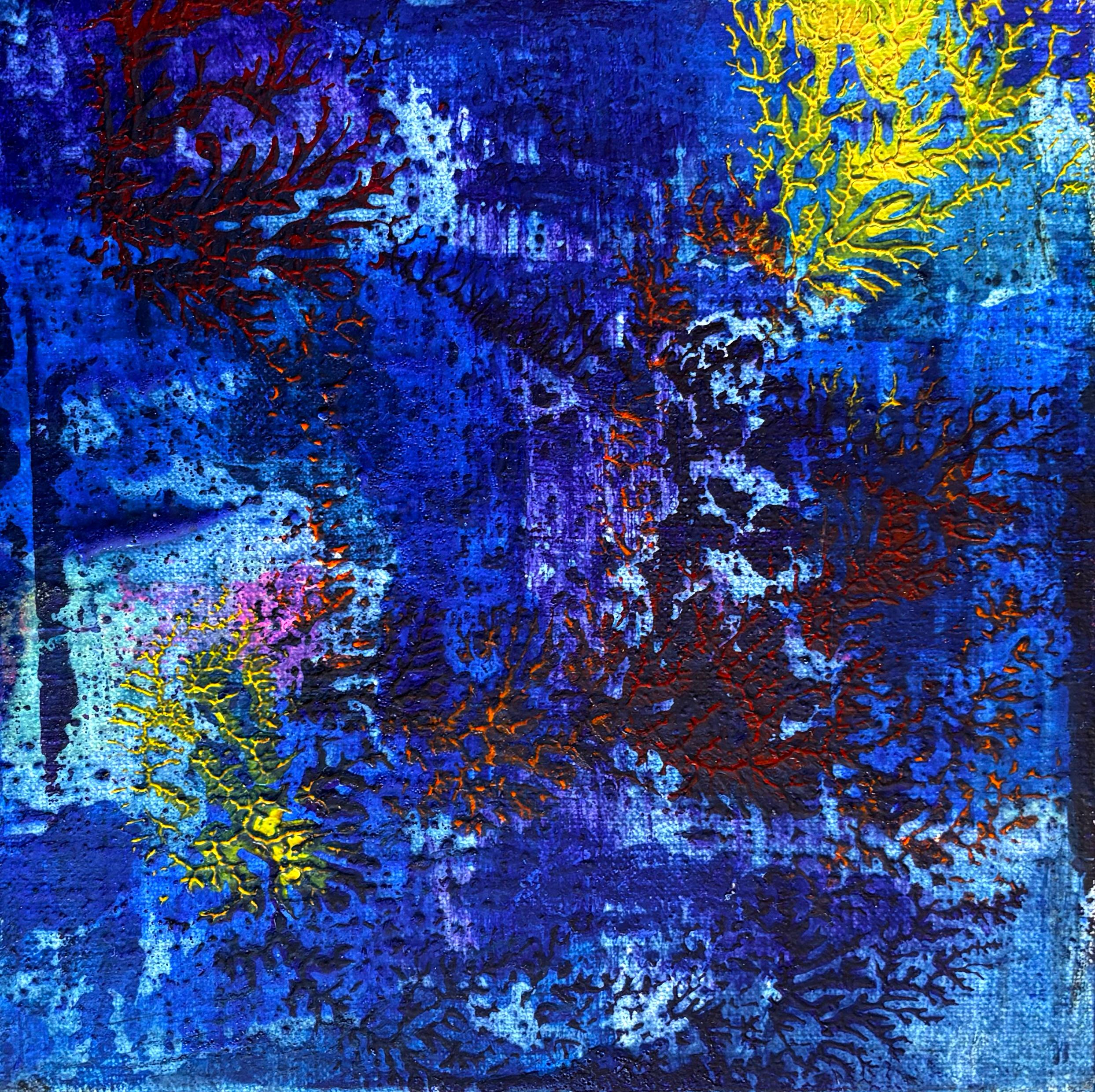 Arte astratta contemporanea francese di J.-L. Veret - Gazouillis