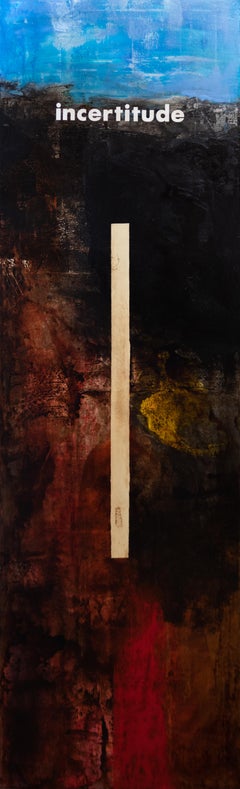 Arte astratta contemporanea francese di J.-L. Veret - Incertezza