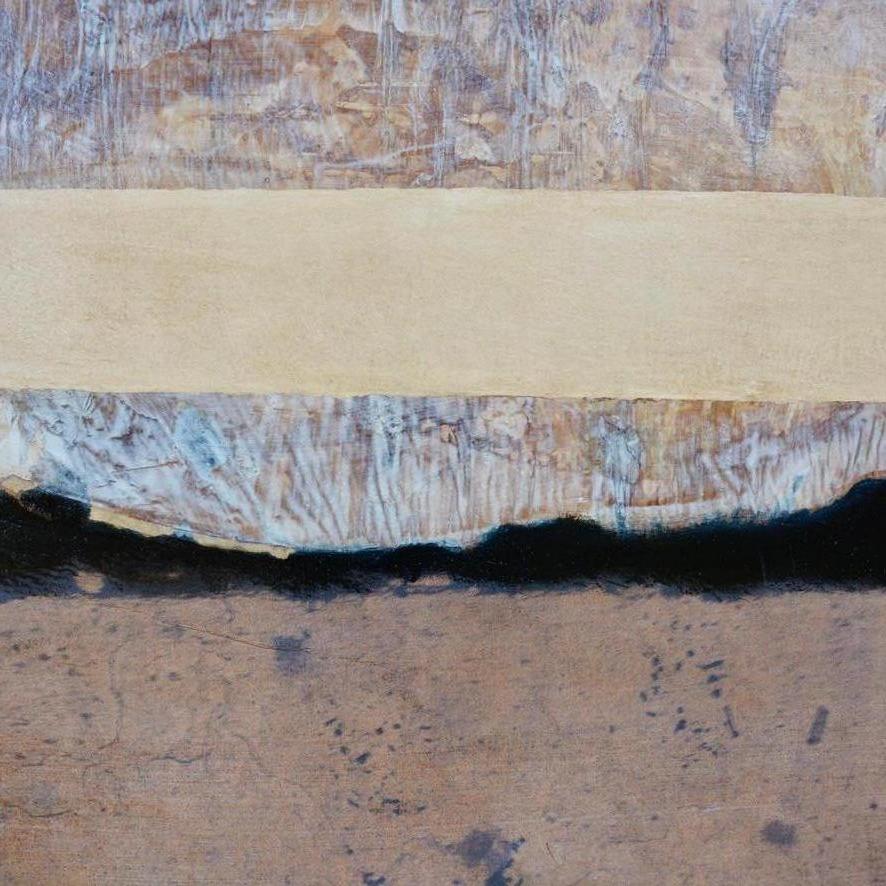 Arte astratta contemporanea francese di J.-L. Veret - Macadam IV - Painting di Jean-Luc Veret