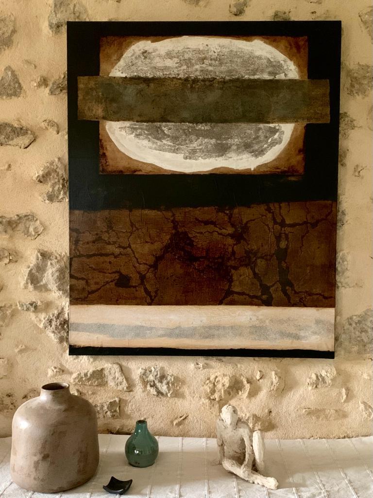 French Contemporary Abstract Art by J.-L. Veret - Macadam XIV For Sale 1