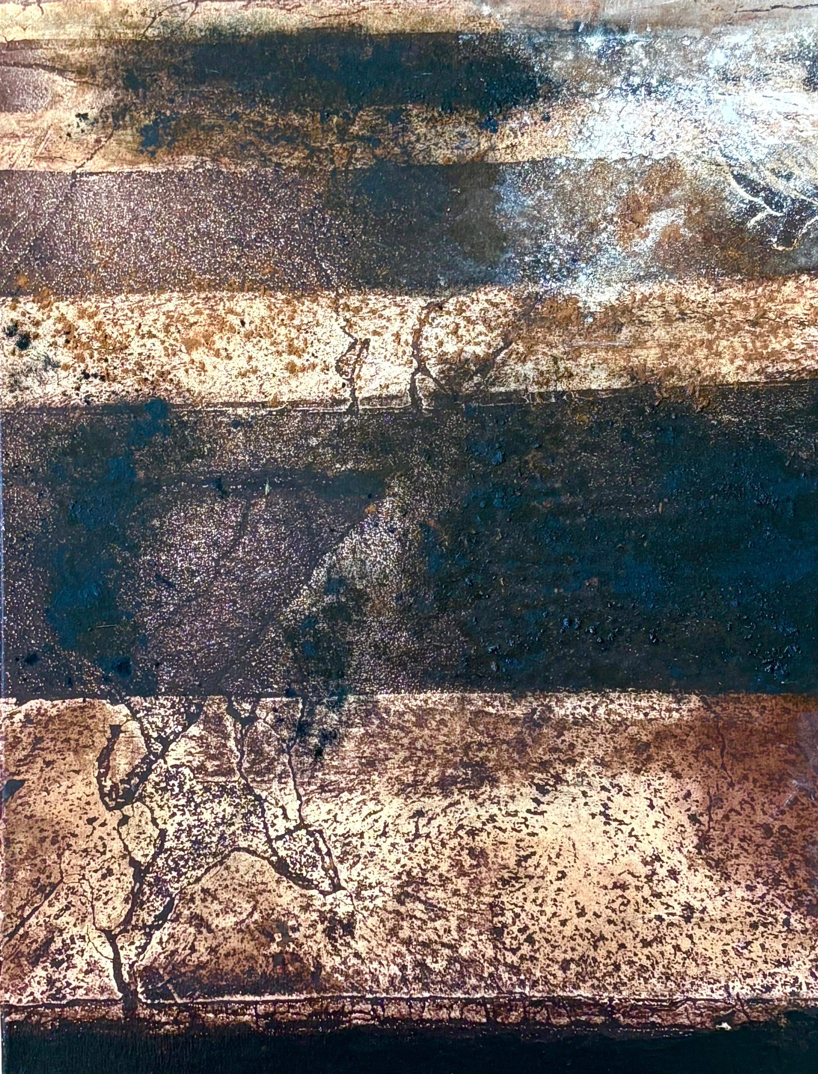 Französische Contemporary Abstract Art von J.-L. Veret - Pas Invisibles