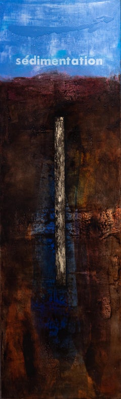 Arte astratta contemporanea francese di J.-L. Veret - Sédimentation