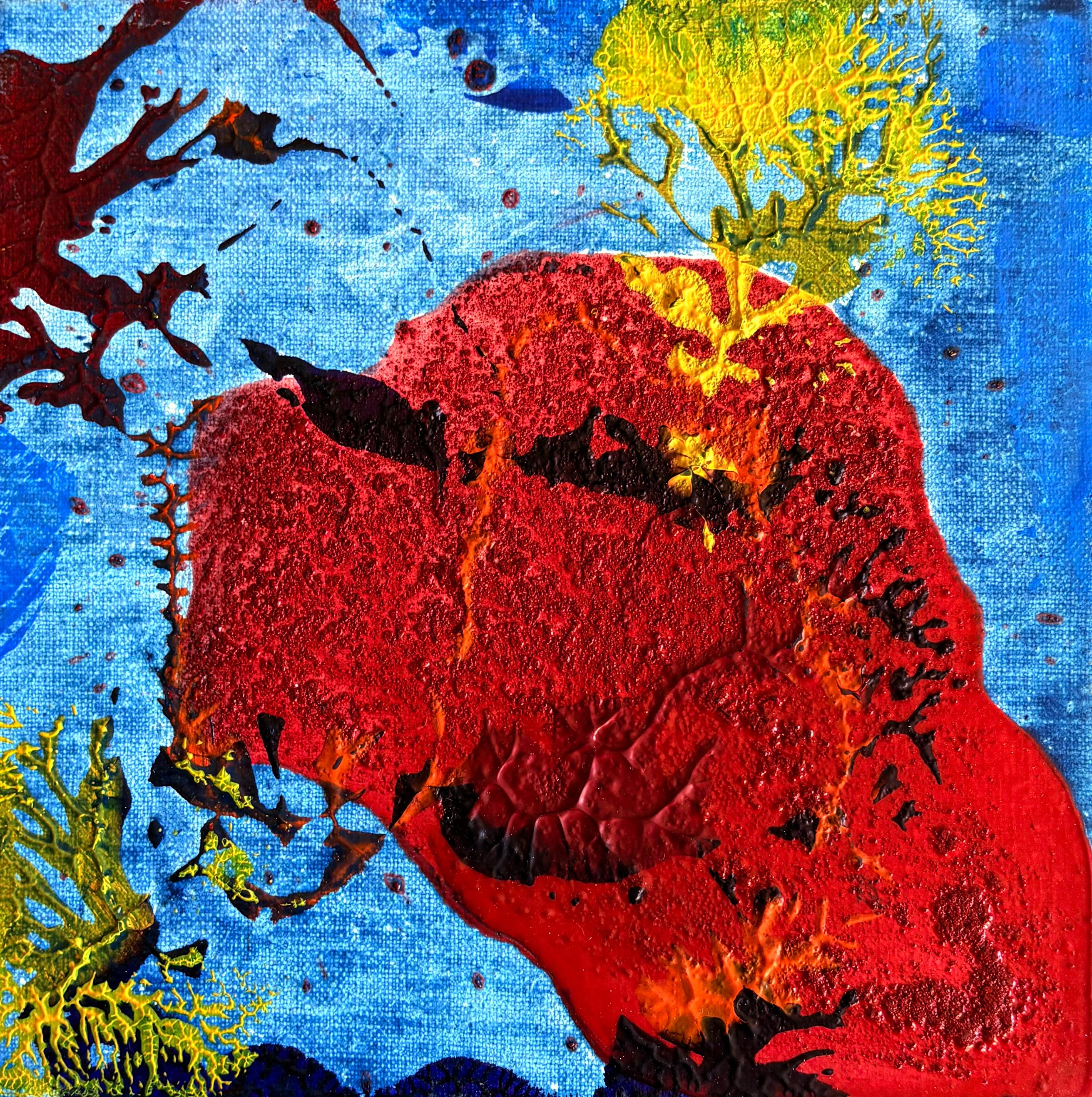 Arte astratta contemporanea francese di J.-L. Veret - Tête de Chien