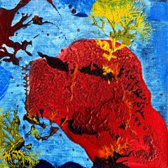 Arte astratta contemporanea francese di J.-L. Veret - Tête de Chien