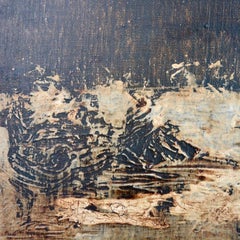 Französische zeitgenössische abstrakte Kunst von J.-L. Veret – Non Lieu II