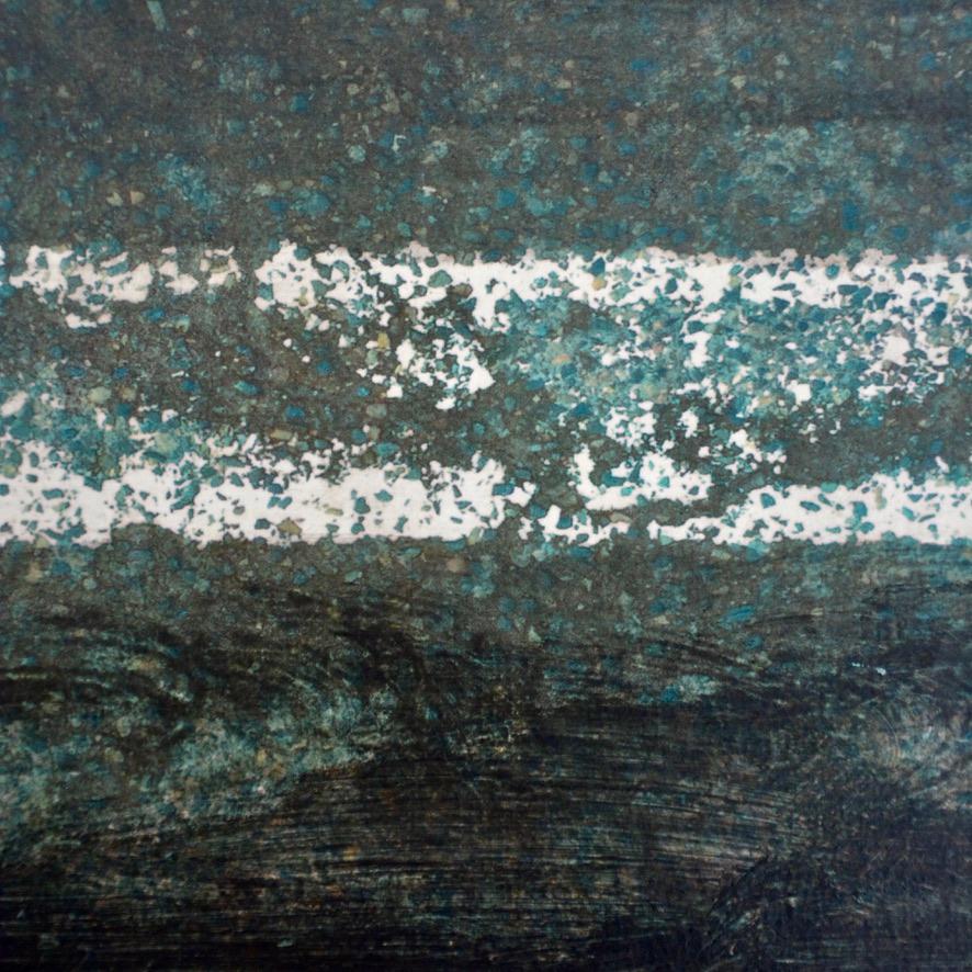 Arte astratta contemporanea francese di J.-L. Veret - Senza titolo - Painting di Jean-Luc Veret