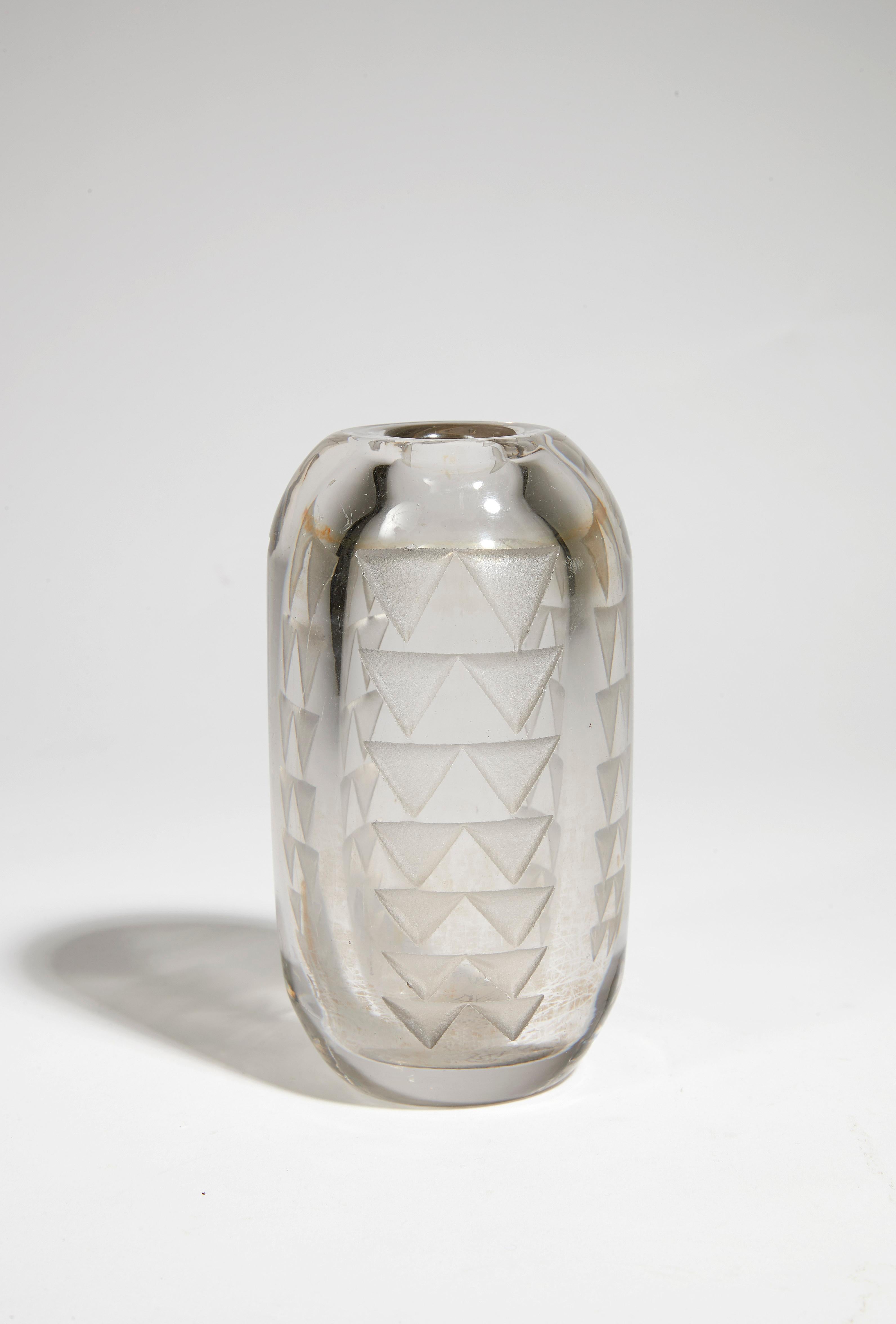 Français Jean Luce:: Petit Vase Cylindrique:: vers 1930 en vente