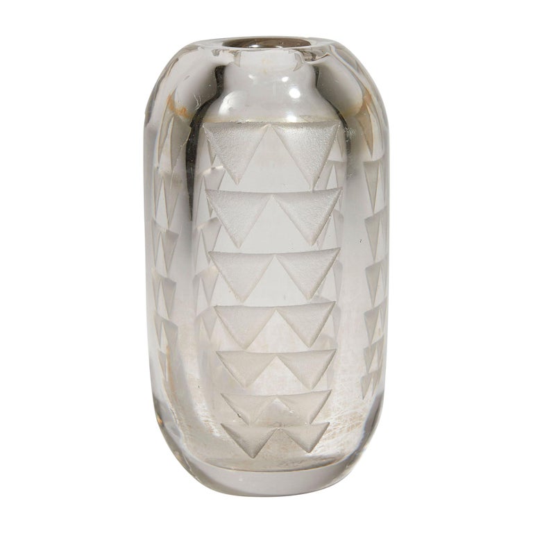 Jean Luce, Little Cylindrical Vase, circa 1930 For Sale at 1stDibs