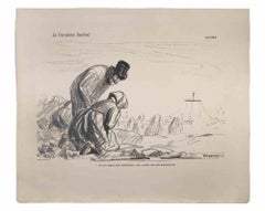 The Radical Parad – Lithographie von Jean-Luis Forain – Das radikale Fest – frühes 20. Jahrhundert
