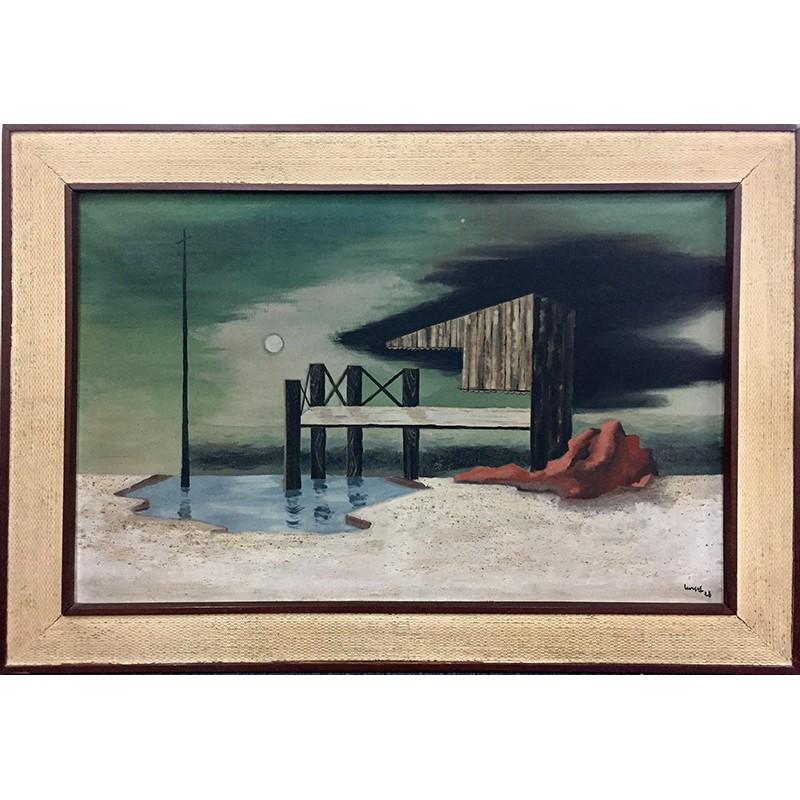 Jean Lurçat  Abstract Painting - Le Trou d'eau