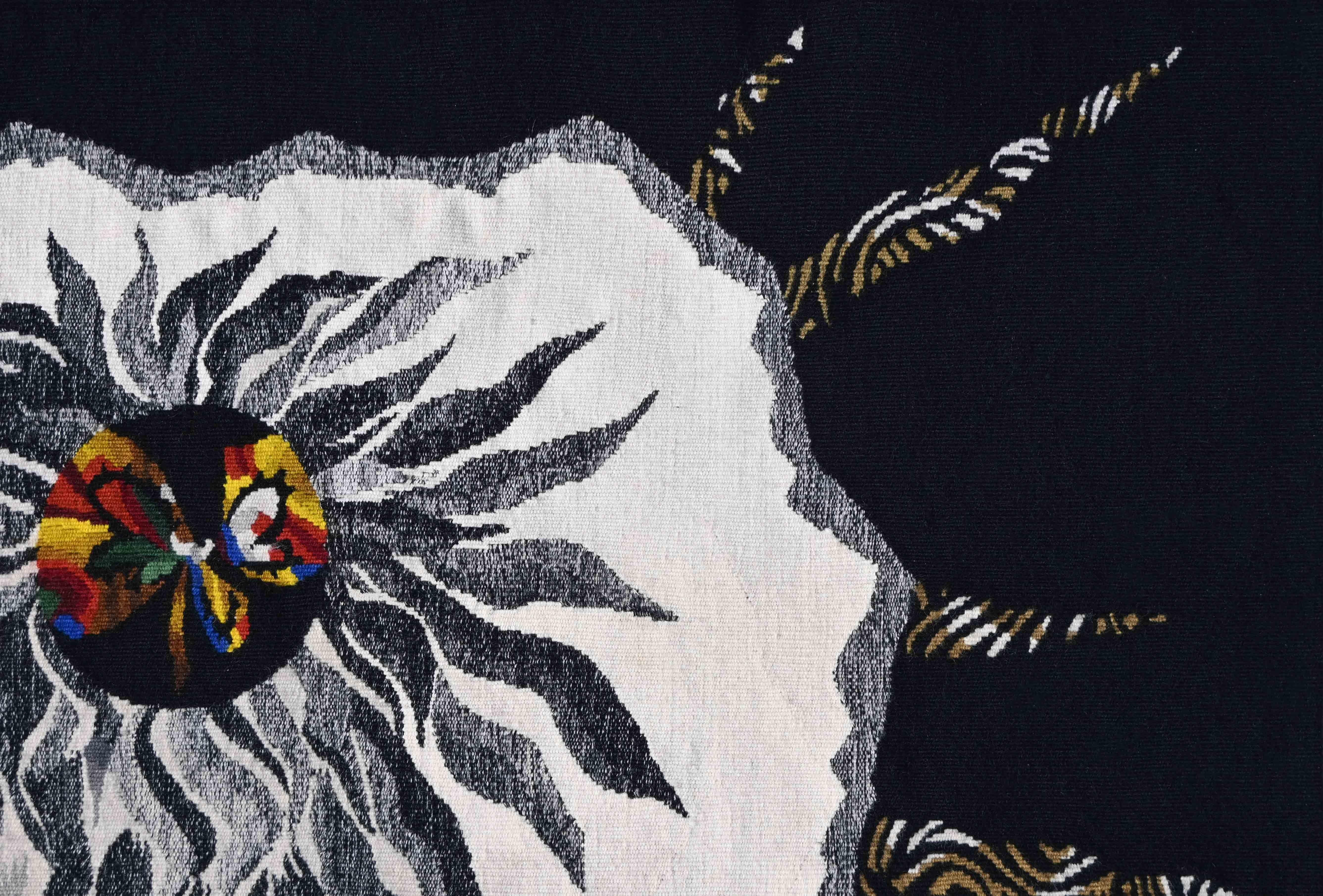 Modern Jean Lurçat, Aubusson Tapestry, Tabard Workshop - Zodiac Usa - No. 1595 For Sale