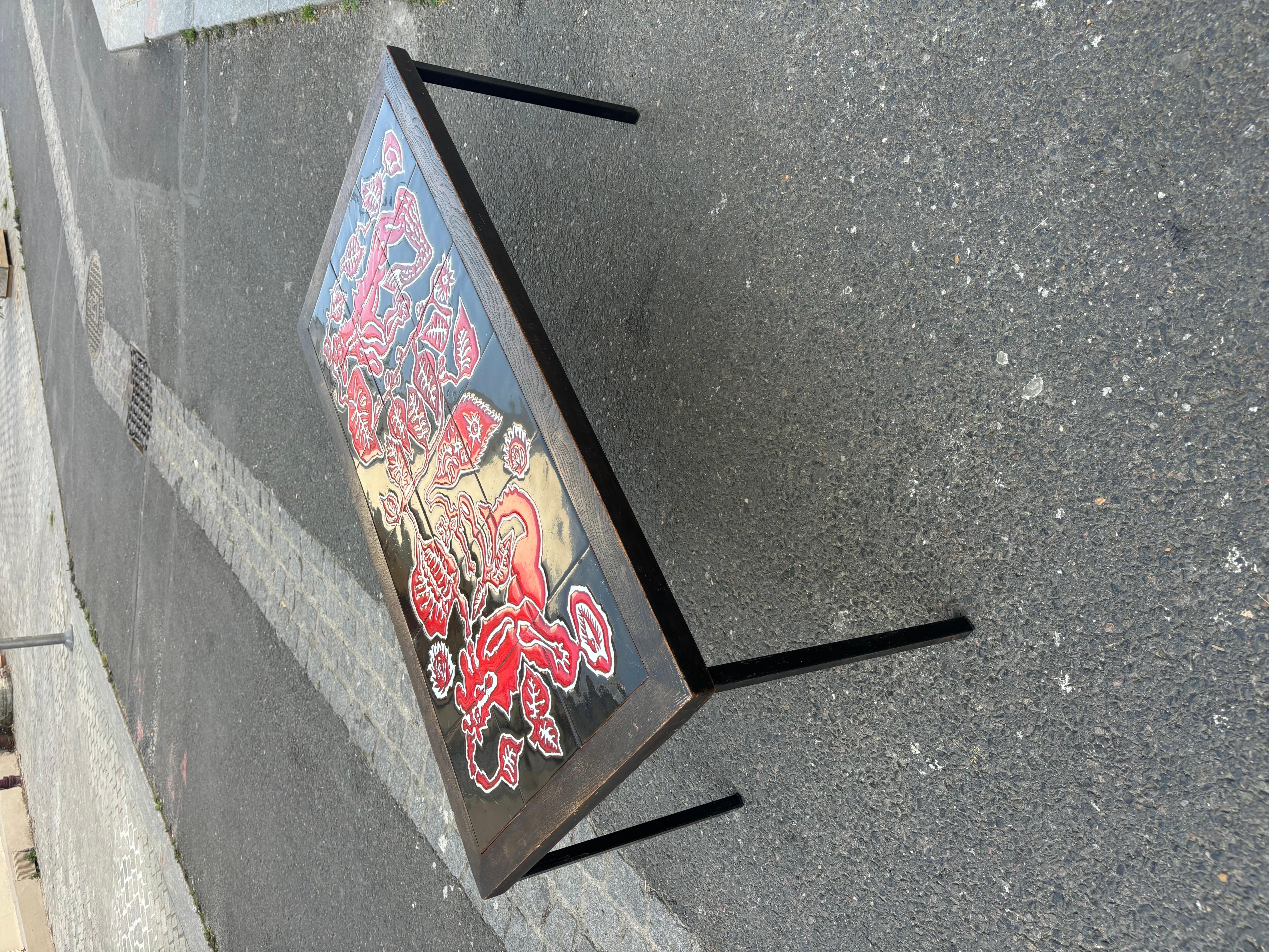 Céramique Table basse lurcat pour Saint Vincens en vente